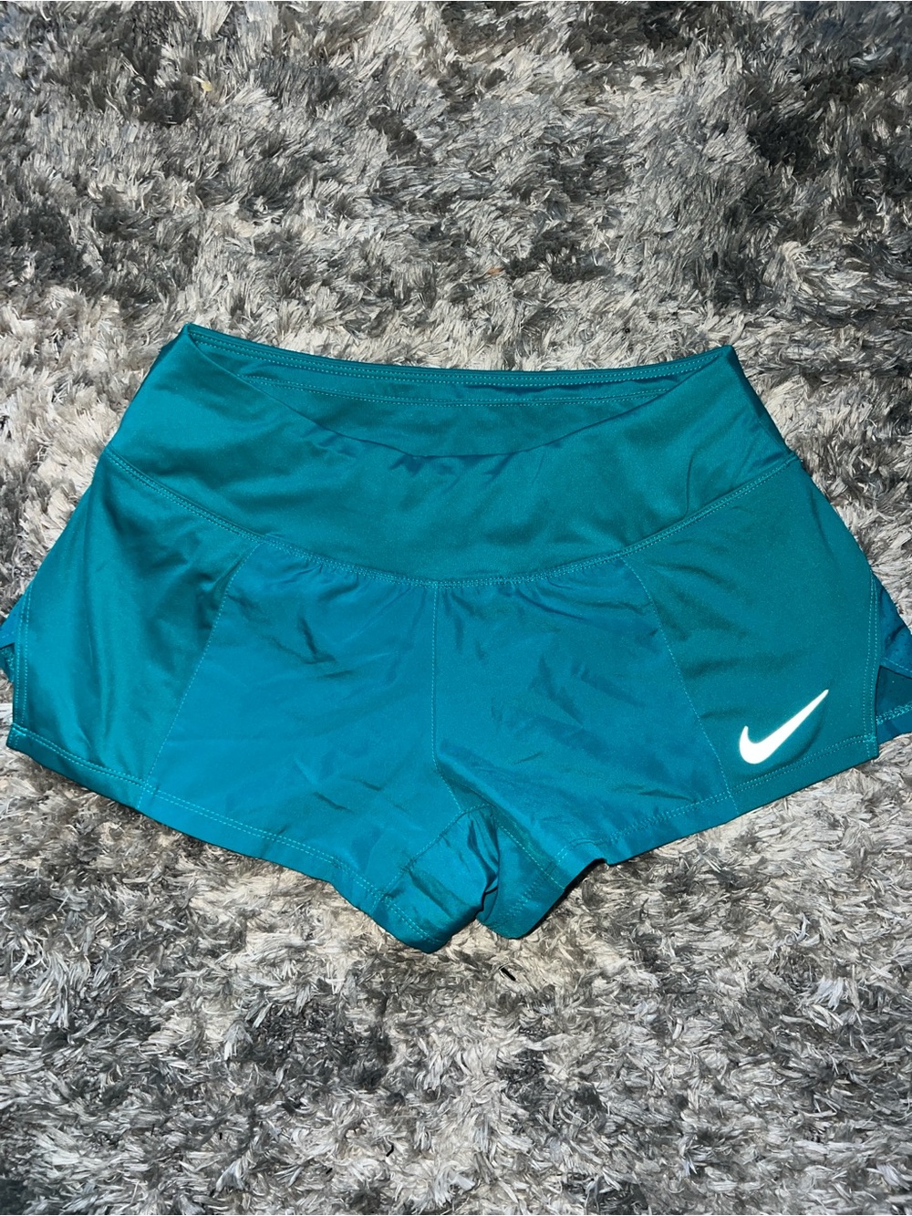 Nike Teal Dri-Fit Athletic Running Shorts Size XS